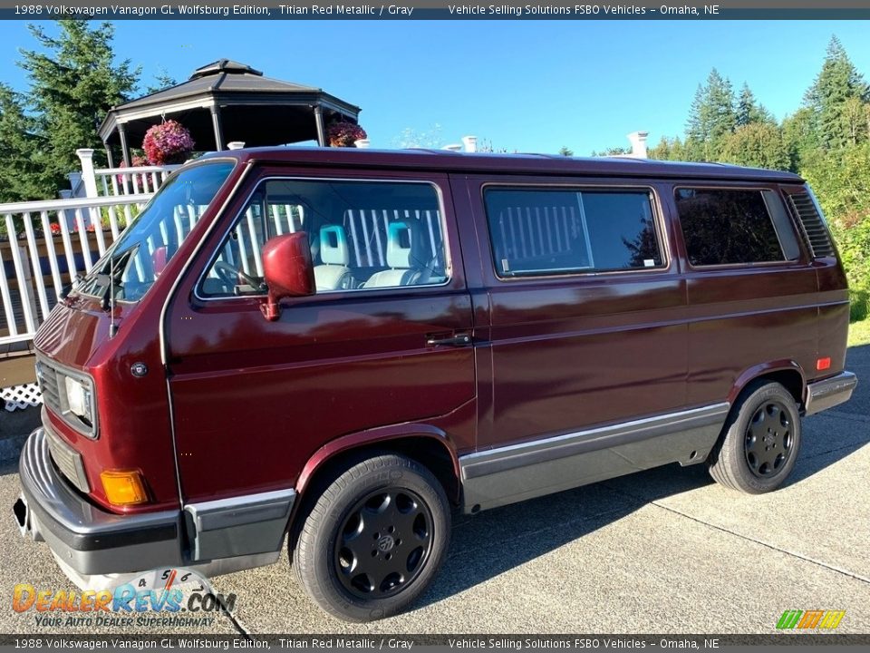 Titian Red Metallic 1988 Volkswagen Vanagon GL Wolfsburg Edition Photo #1