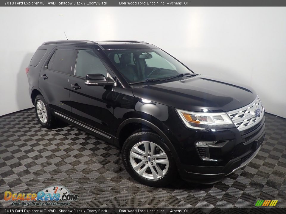 2018 Ford Explorer XLT 4WD Shadow Black / Ebony Black Photo #5