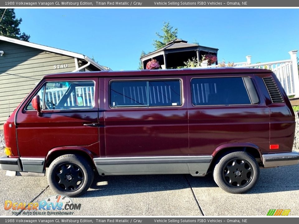 Titian Red Metallic 1988 Volkswagen Vanagon GL Wolfsburg Edition Photo #3