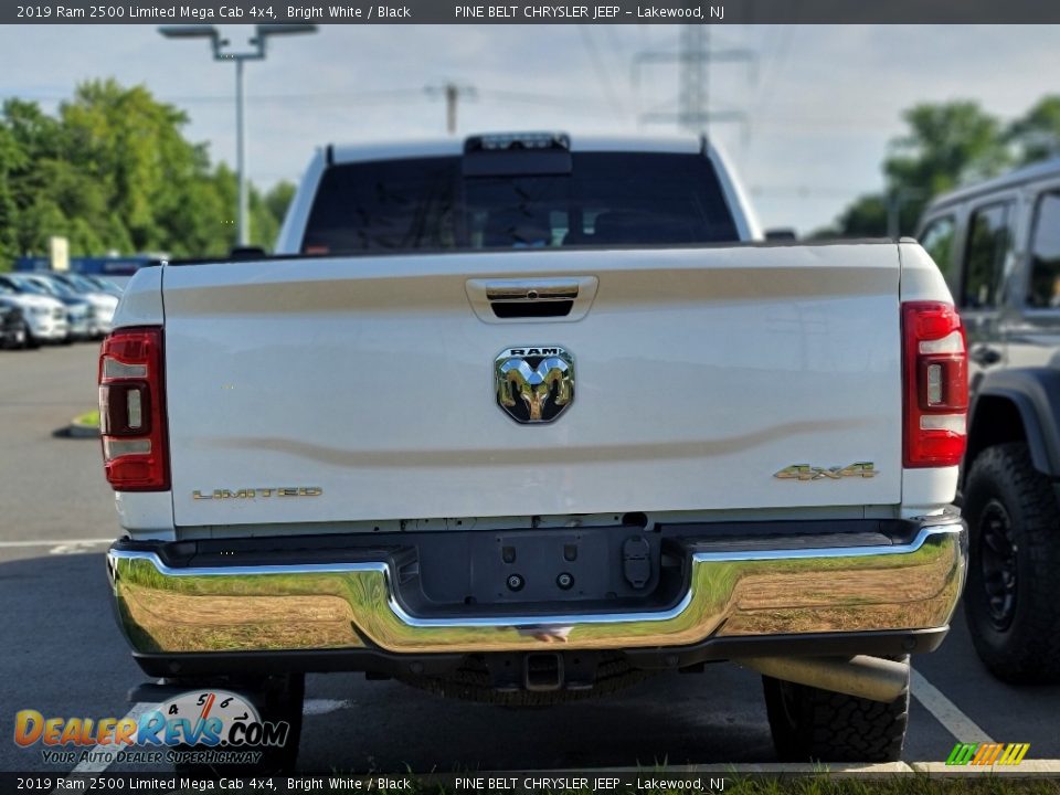 2019 Ram 2500 Limited Mega Cab 4x4 Bright White / Black Photo #5