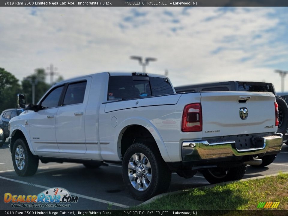 2019 Ram 2500 Limited Mega Cab 4x4 Bright White / Black Photo #7