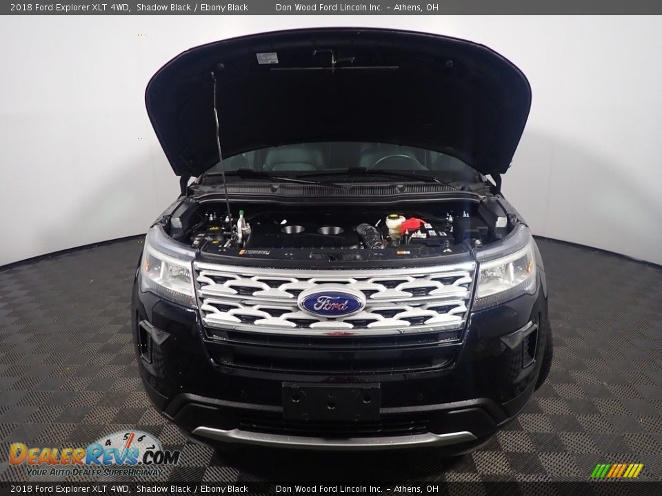 2018 Ford Explorer XLT 4WD Shadow Black / Ebony Black Photo #8