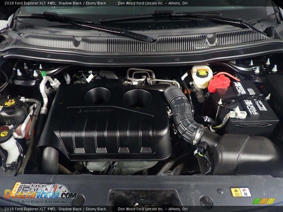 2018 Ford Explorer XLT 4WD Shadow Black / Ebony Black Photo #9