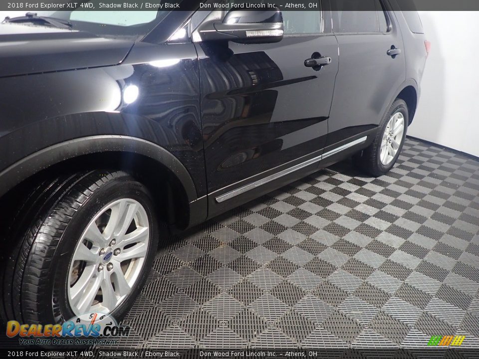 2018 Ford Explorer XLT 4WD Shadow Black / Ebony Black Photo #12