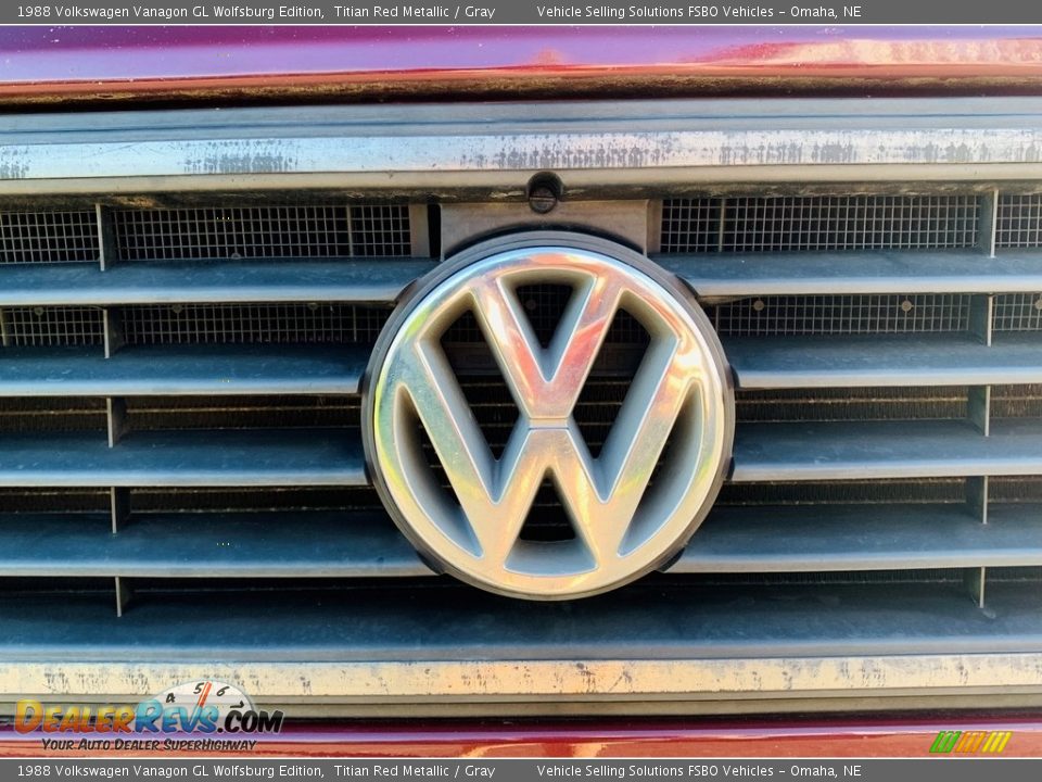 1988 Volkswagen Vanagon GL Wolfsburg Edition Titian Red Metallic / Gray Photo #10