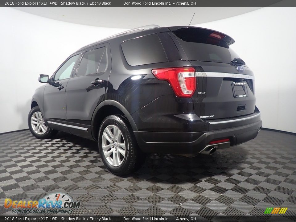 2018 Ford Explorer XLT 4WD Shadow Black / Ebony Black Photo #13