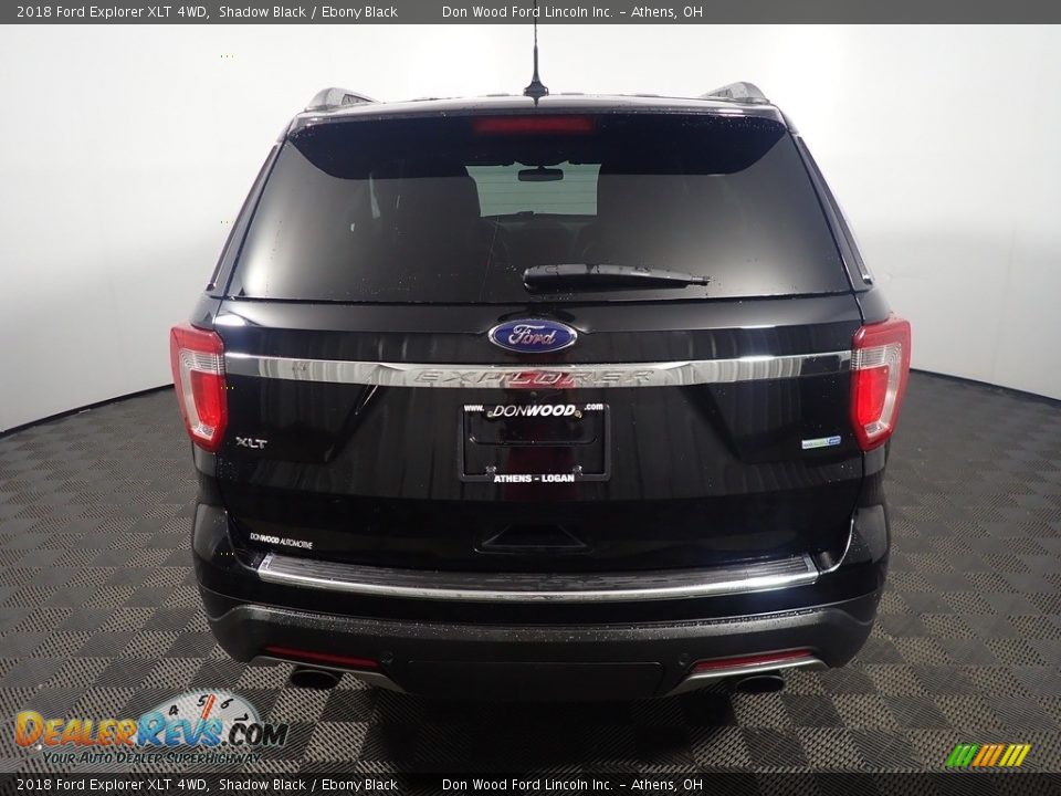 2018 Ford Explorer XLT 4WD Shadow Black / Ebony Black Photo #15