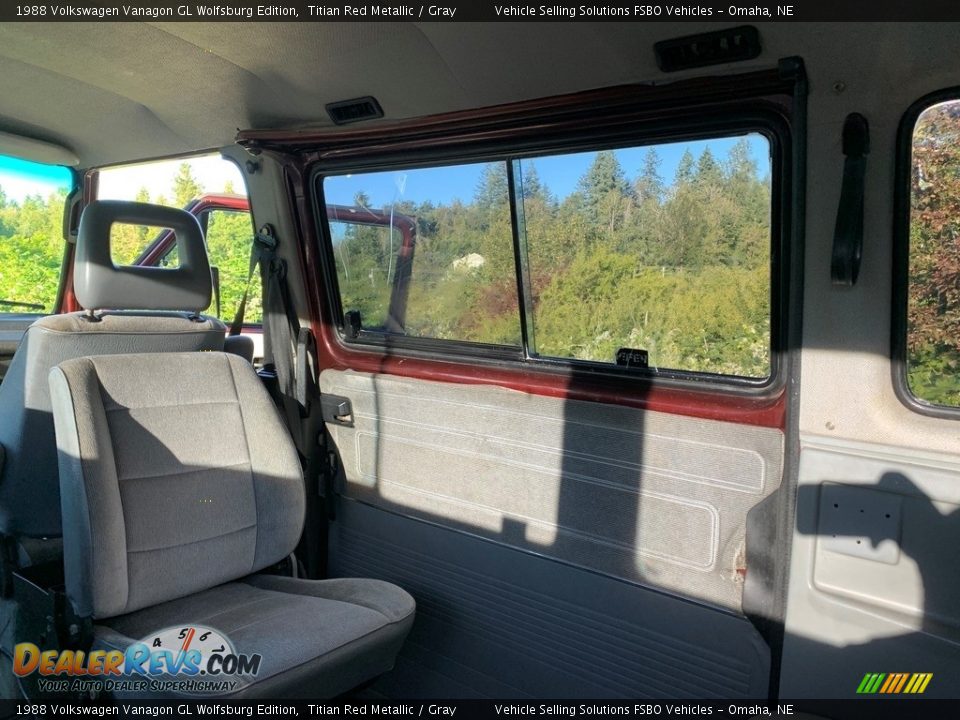 Rear Seat of 1988 Volkswagen Vanagon GL Wolfsburg Edition Photo #14