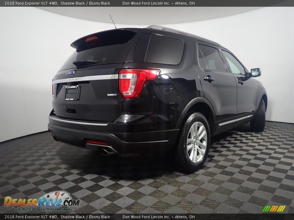 2018 Ford Explorer XLT 4WD Shadow Black / Ebony Black Photo #19