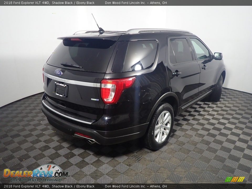 2018 Ford Explorer XLT 4WD Shadow Black / Ebony Black Photo #20