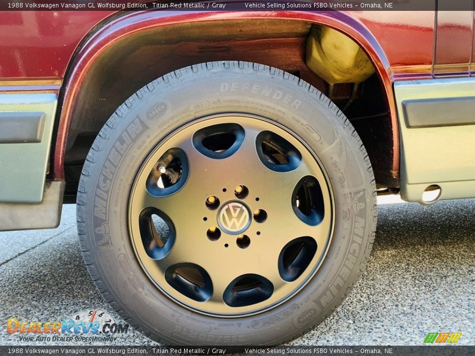 1988 Volkswagen Vanagon GL Wolfsburg Edition Wheel Photo #18