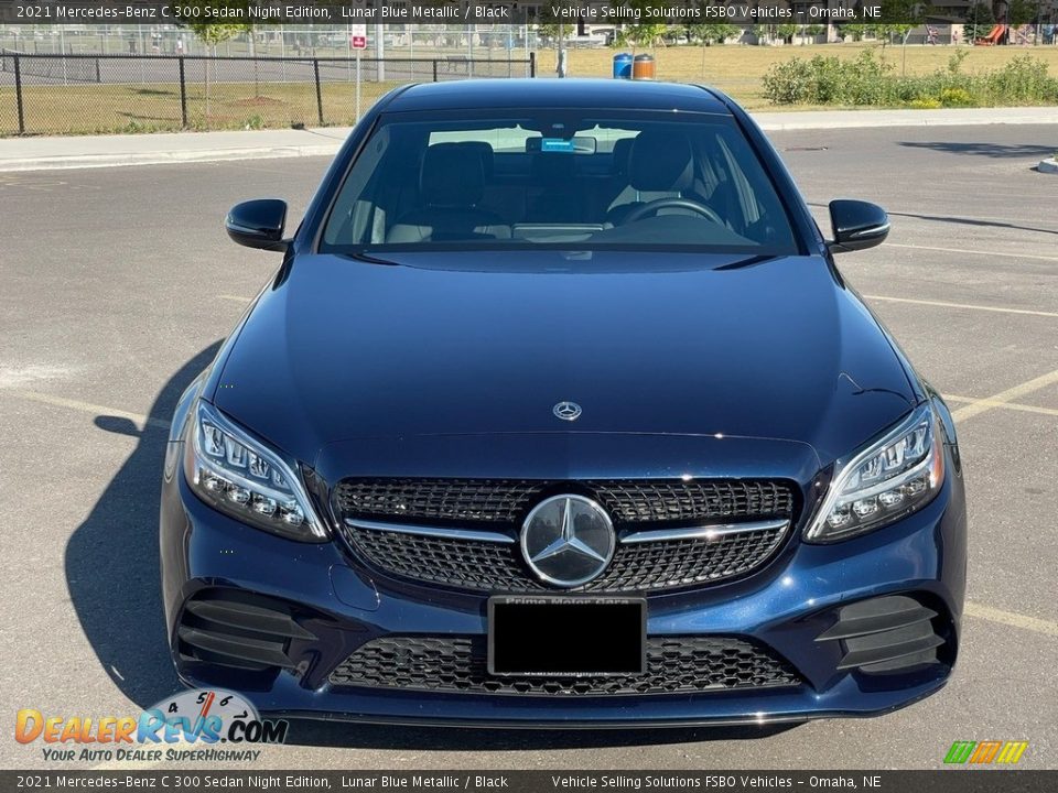 2021 Mercedes-Benz C 300 Sedan Night Edition Lunar Blue Metallic / Black Photo #1