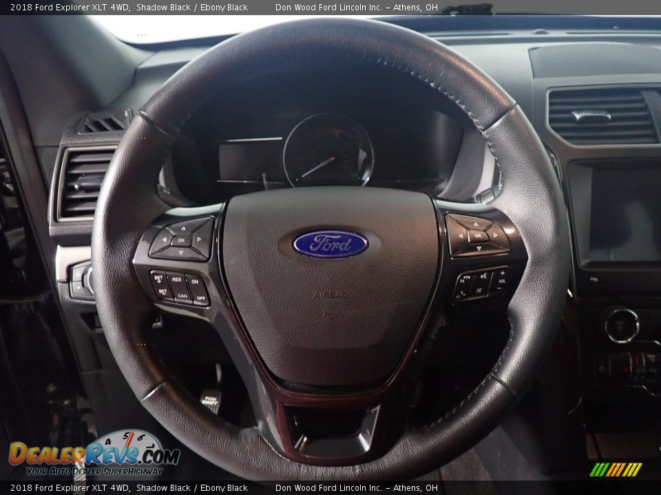 2018 Ford Explorer XLT 4WD Shadow Black / Ebony Black Photo #31