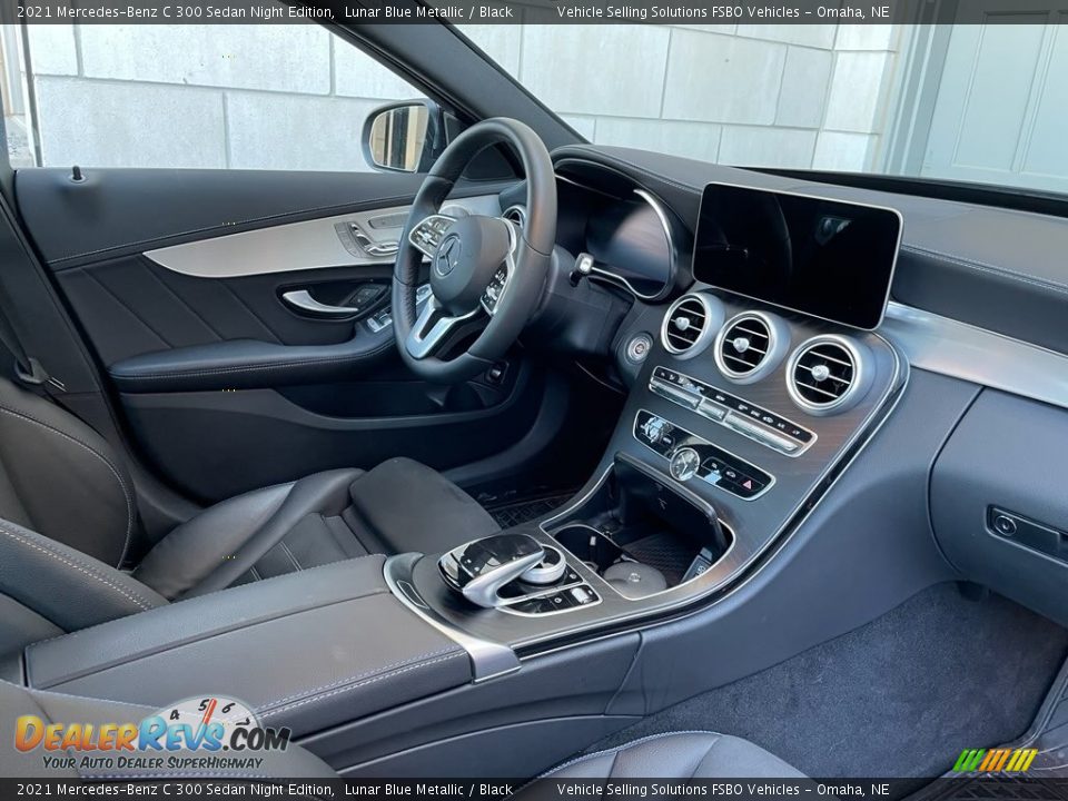 Black Interior - 2021 Mercedes-Benz C 300 Sedan Night Edition Photo #4