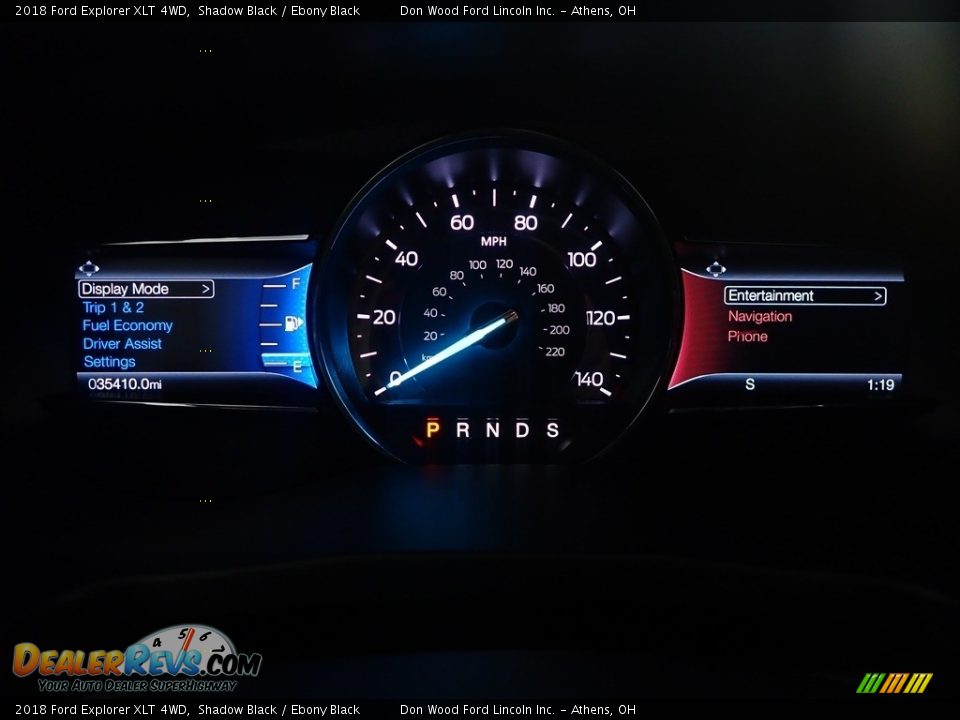 2018 Ford Explorer XLT 4WD Shadow Black / Ebony Black Photo #32