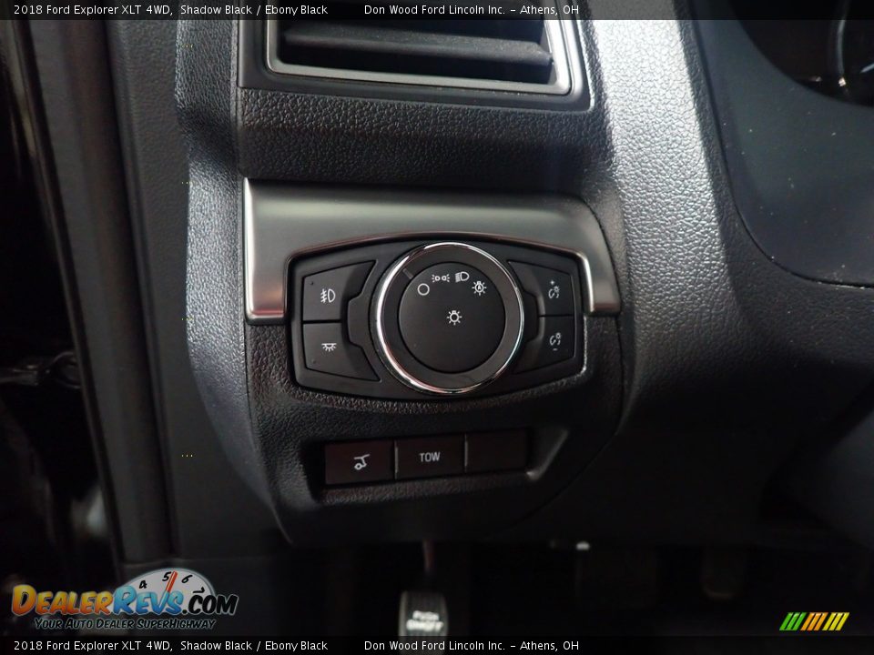2018 Ford Explorer XLT 4WD Shadow Black / Ebony Black Photo #35