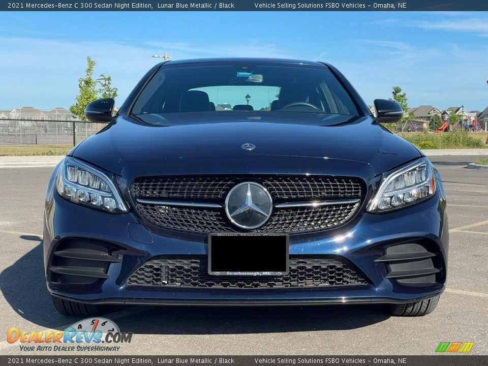 2021 Mercedes-Benz C 300 Sedan Night Edition Lunar Blue Metallic / Black Photo #17