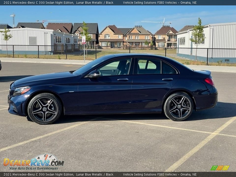 Lunar Blue Metallic 2021 Mercedes-Benz C 300 Sedan Night Edition Photo #18