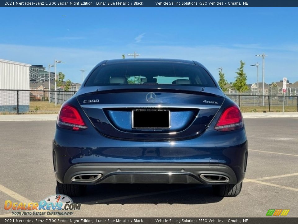 2021 Mercedes-Benz C 300 Sedan Night Edition Lunar Blue Metallic / Black Photo #19