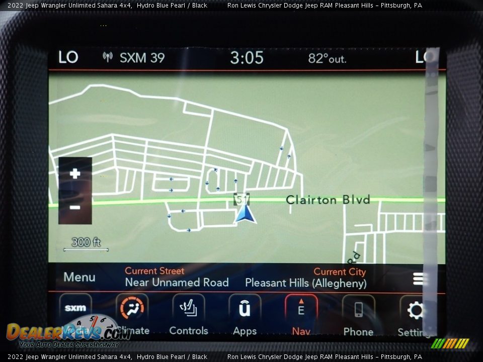 2022 Jeep Wrangler Unlimited Sahara 4x4 Hydro Blue Pearl / Black Photo #18