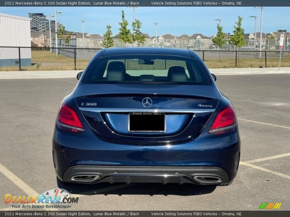 2021 Mercedes-Benz C 300 Sedan Night Edition Lunar Blue Metallic / Black Photo #26