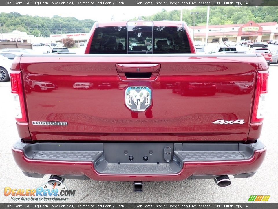 2022 Ram 1500 Big Horn Crew Cab 4x4 Delmonico Red Pearl / Black Photo #4