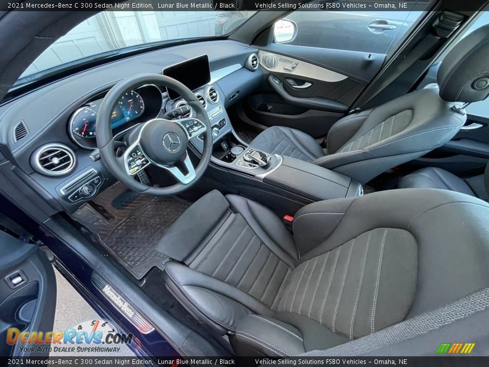 Black Interior - 2021 Mercedes-Benz C 300 Sedan Night Edition Photo #27