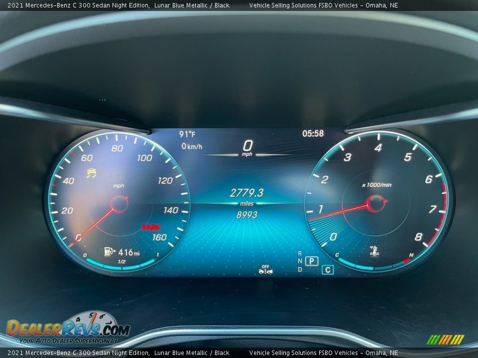 2021 Mercedes-Benz C 300 Sedan Night Edition Gauges Photo #28