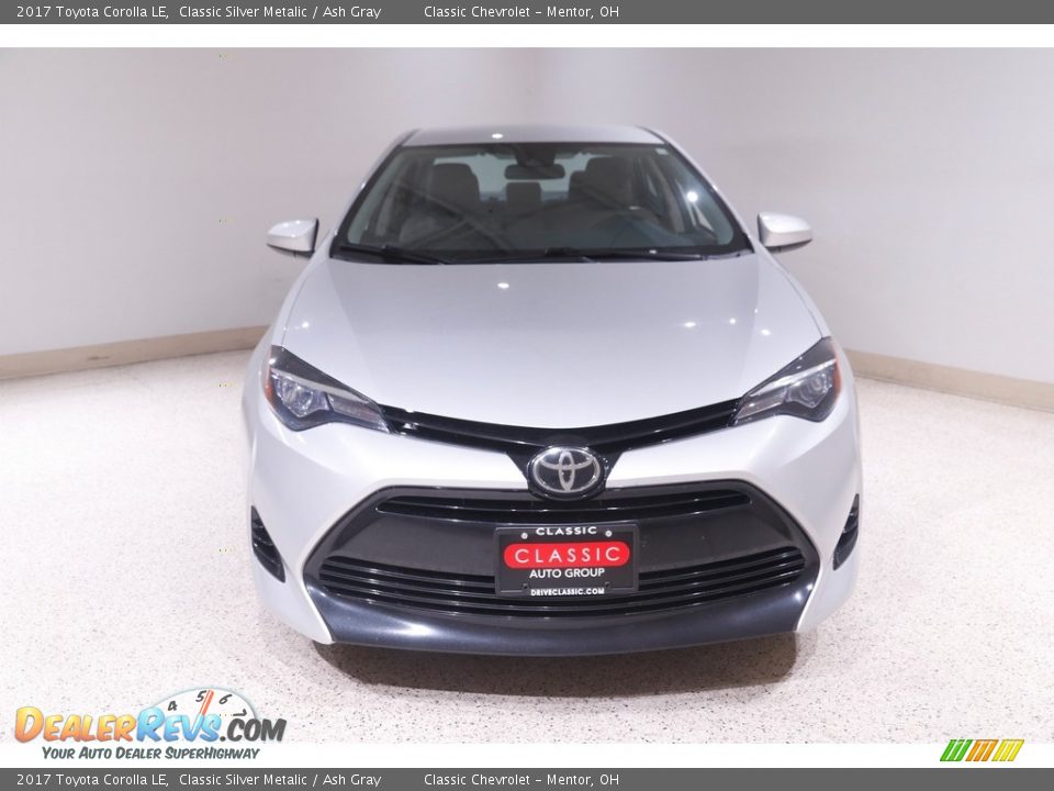 2017 Toyota Corolla LE Classic Silver Metalic / Ash Gray Photo #2