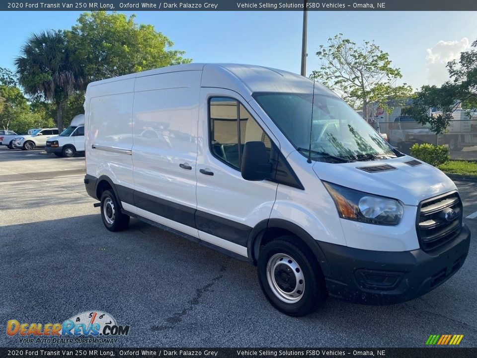 2020 Ford Transit Van 250 MR Long Oxford White / Dark Palazzo Grey Photo #10