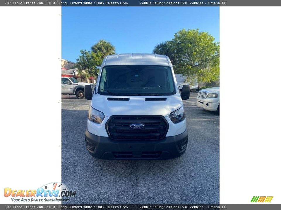 2020 Ford Transit Van 250 MR Long Oxford White / Dark Palazzo Grey Photo #11