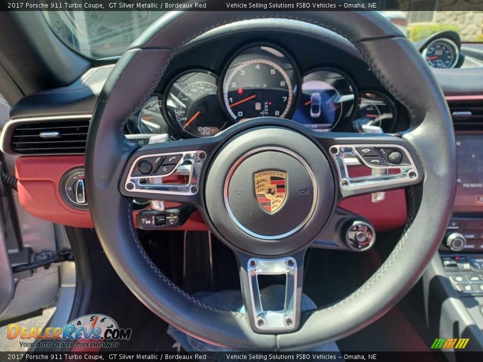 2017 Porsche 911 Turbo Coupe Steering Wheel Photo #4