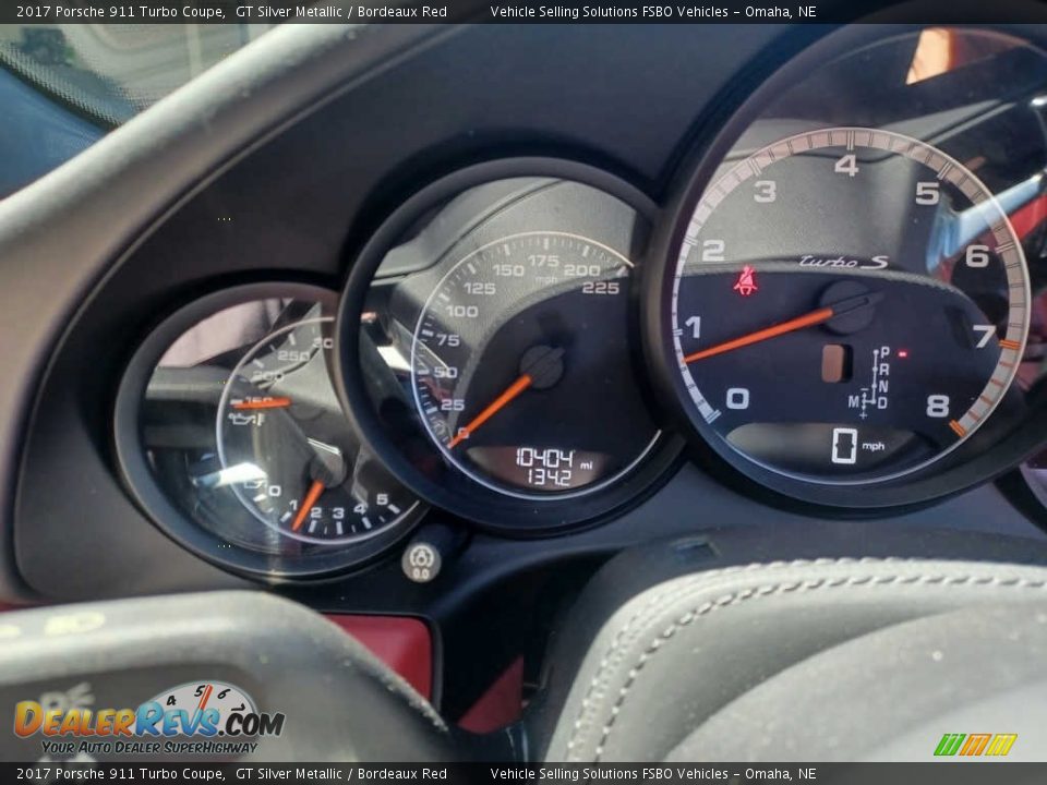 2017 Porsche 911 Turbo Coupe Gauges Photo #7