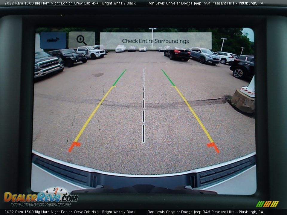 2022 Ram 1500 Big Horn Night Edition Crew Cab 4x4 Bright White / Black Photo #19