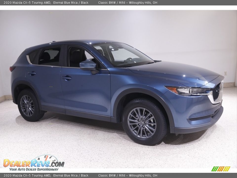 2020 Mazda CX-5 Touring AWD Eternal Blue Mica / Black Photo #1