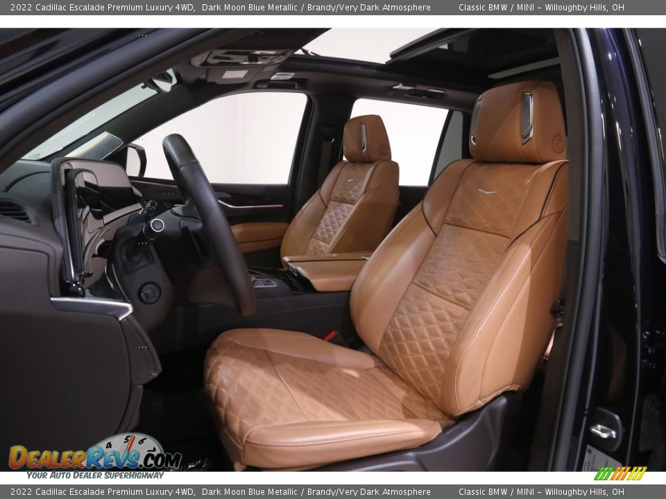 Brandy/Very Dark Atmosphere Interior - 2022 Cadillac Escalade Premium Luxury 4WD Photo #5