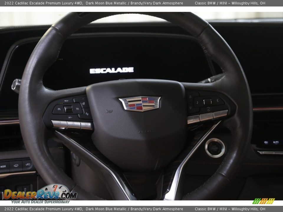 2022 Cadillac Escalade Premium Luxury 4WD Steering Wheel Photo #7