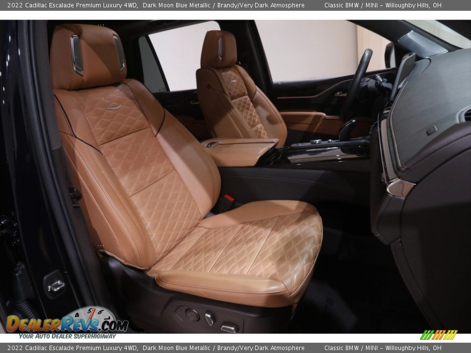 Front Seat of 2022 Cadillac Escalade Premium Luxury 4WD Photo #19
