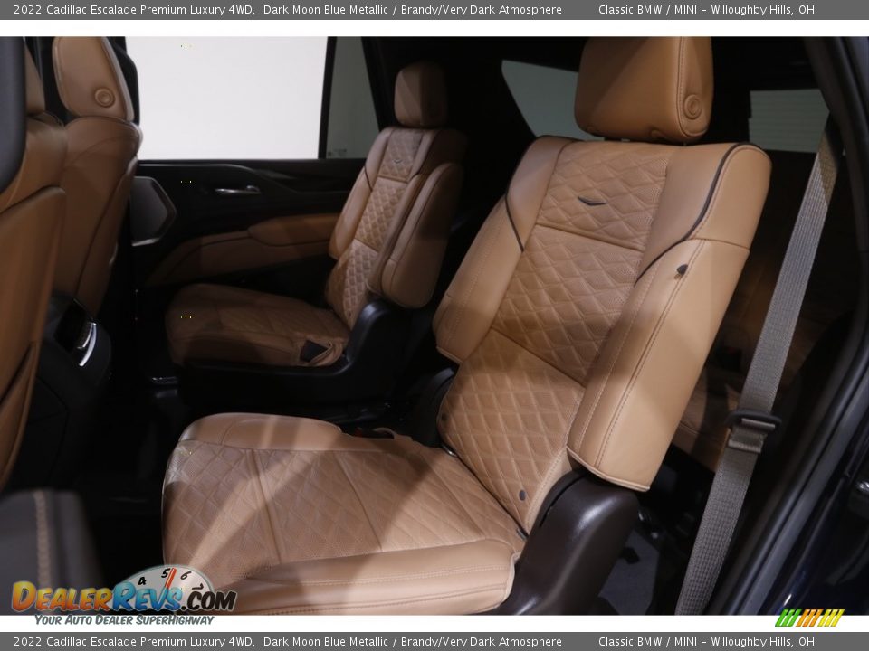 Rear Seat of 2022 Cadillac Escalade Premium Luxury 4WD Photo #21