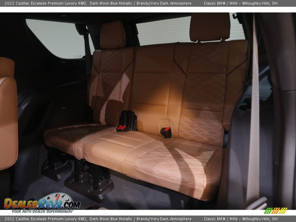 Rear Seat of 2022 Cadillac Escalade Premium Luxury 4WD Photo #22