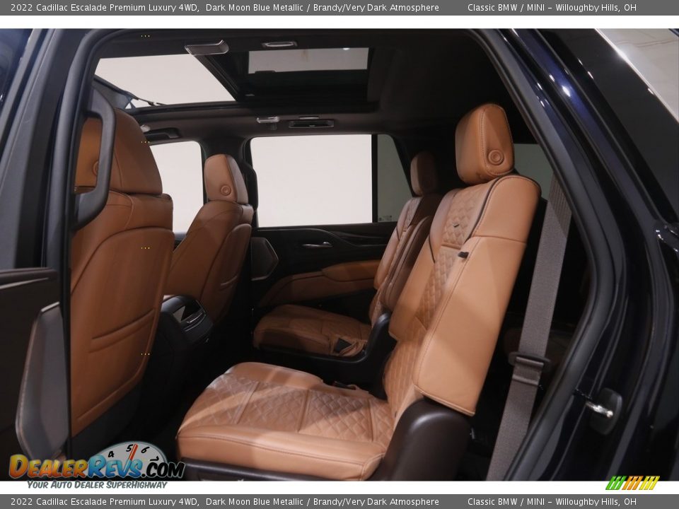 Rear Seat of 2022 Cadillac Escalade Premium Luxury 4WD Photo #23