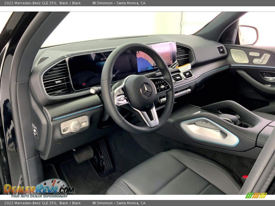 Black Interior - 2022 Mercedes-Benz GLE 350 Photo #4