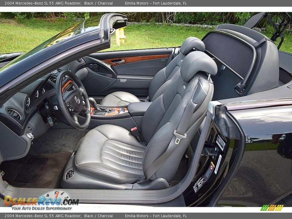 Front Seat of 2004 Mercedes-Benz SL 55 AMG Roadster Photo #35