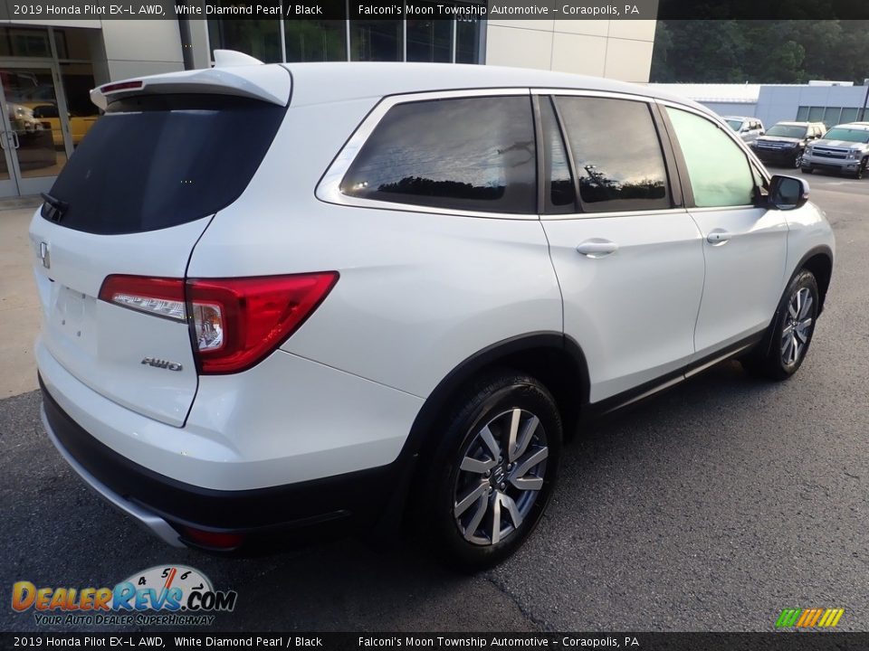 2019 Honda Pilot EX-L AWD White Diamond Pearl / Black Photo #2
