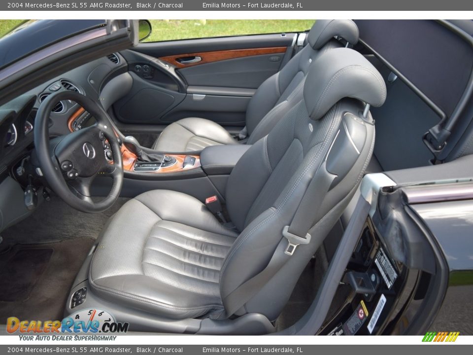 Front Seat of 2004 Mercedes-Benz SL 55 AMG Roadster Photo #37