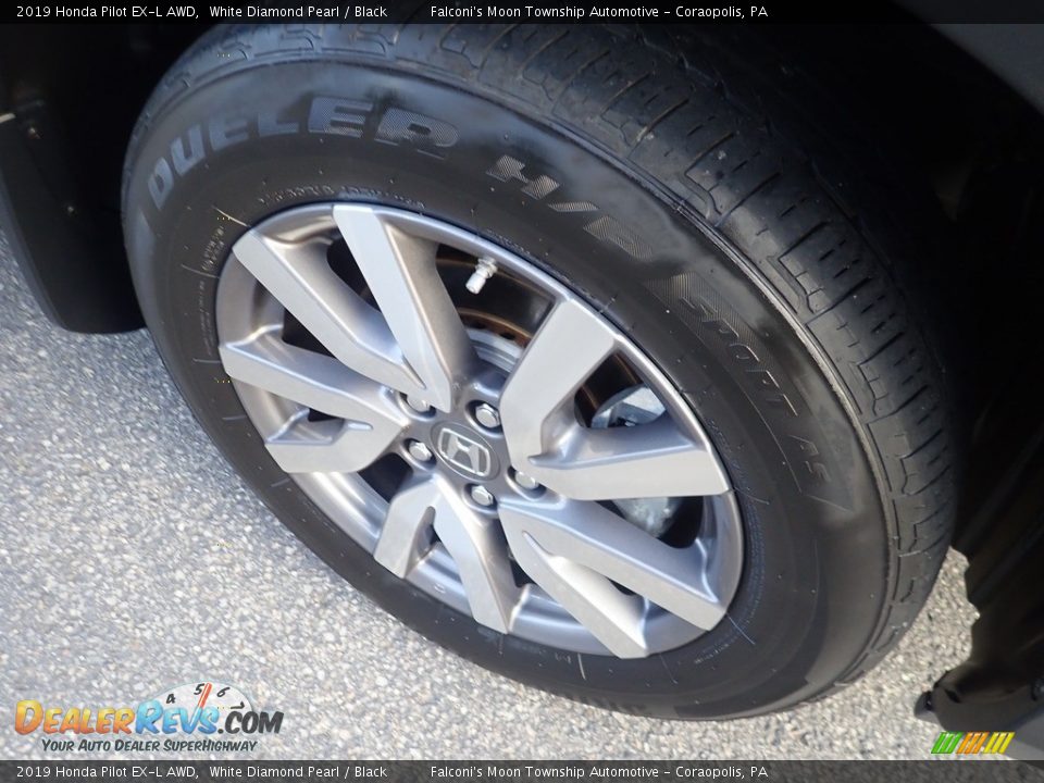 2019 Honda Pilot EX-L AWD White Diamond Pearl / Black Photo #10