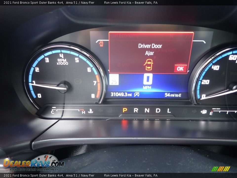 2021 Ford Bronco Sport Outer Banks 4x4 Gauges Photo #17