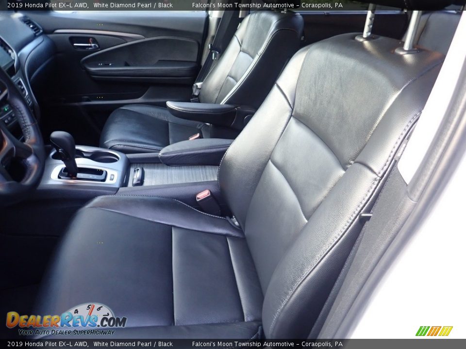 2019 Honda Pilot EX-L AWD White Diamond Pearl / Black Photo #19