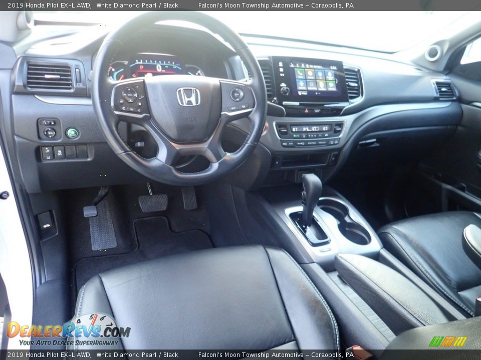 2019 Honda Pilot EX-L AWD White Diamond Pearl / Black Photo #21