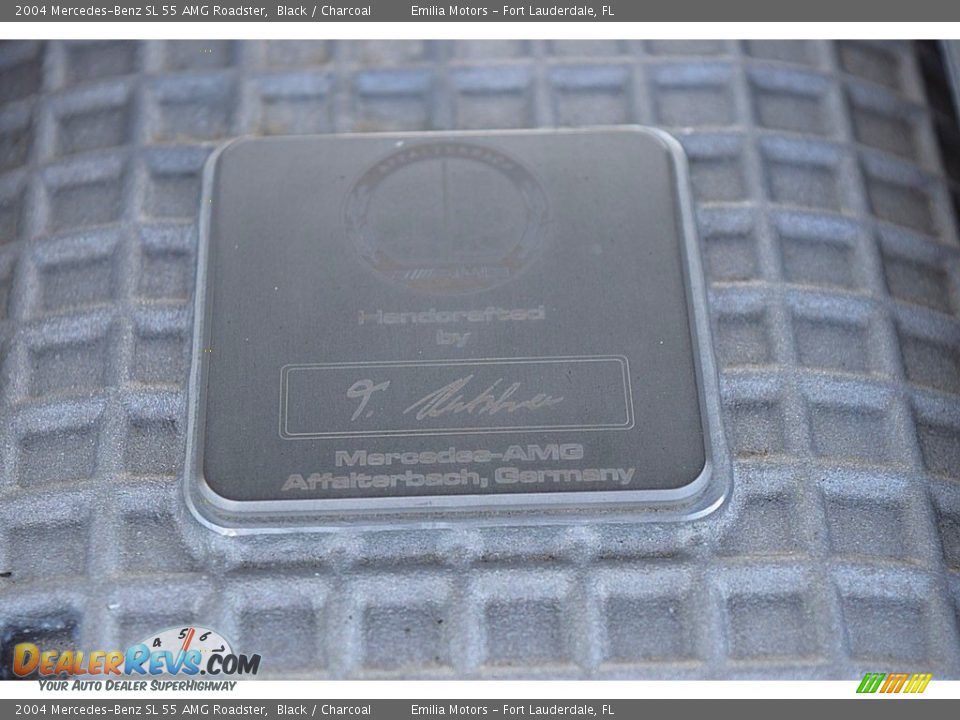 Info Tag of 2004 Mercedes-Benz SL 55 AMG Roadster Photo #60